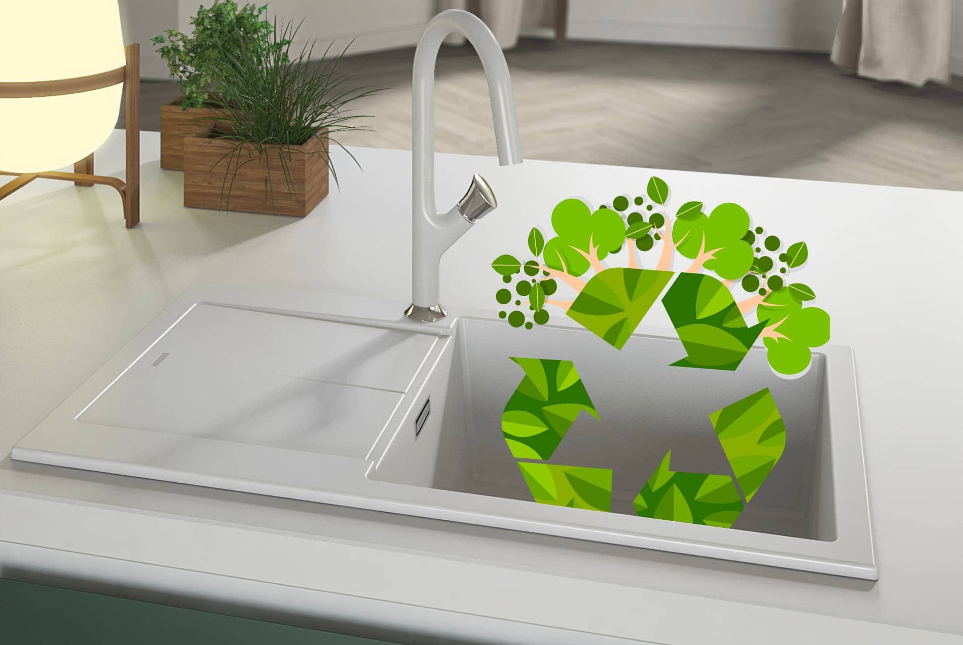 生态赤字：通过循环利用节约资源